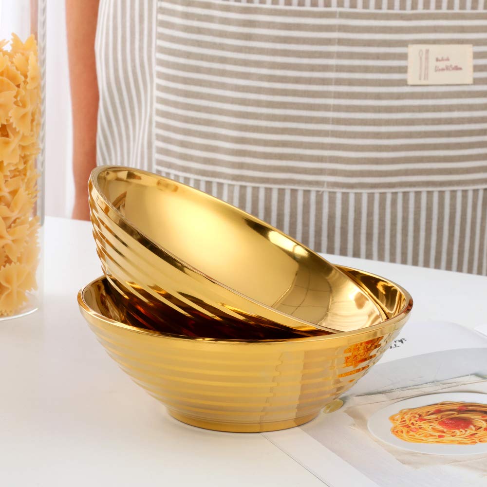 Amazon.co.jp: ラーメン丼 麺鉢 二重構造 18-8ステンレス 直径18cm 高